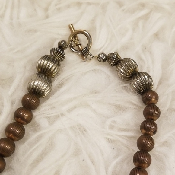 Colorful Wood Bead Necklace - Picture 3 of 5